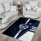 Geelong Cats Area Rug Modern Geometric Sports Graphic Style