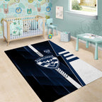 Geelong Cats Area Rug Modern Geometric Sports Graphic Style