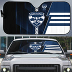 Geelong Cats Auto Sun Shade Modern Geometric Sports Graphic Style