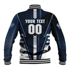 Personalized Geelong Cats Baseball Jacket Modern Geometric Sports Graphic Style