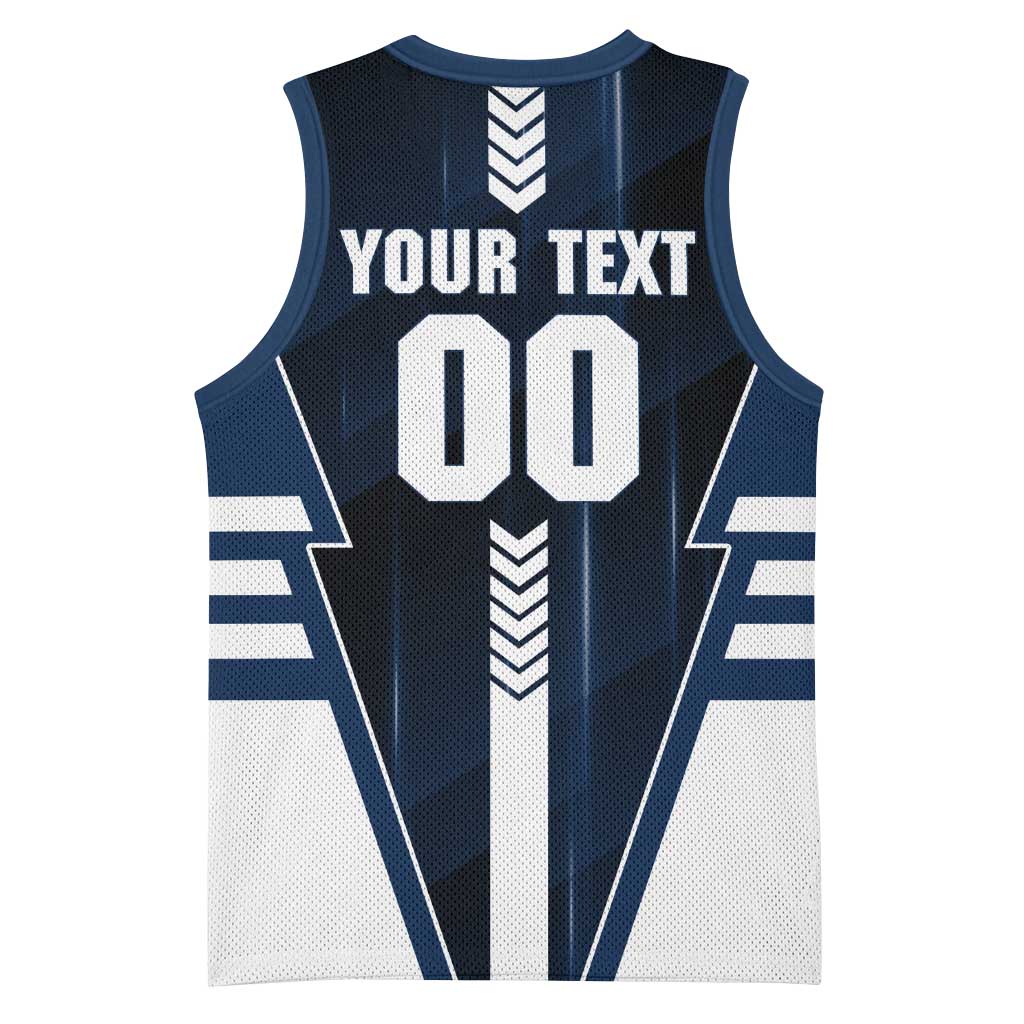Personalized Geelong Cats Basketball Jersey Modern Geometric Sports Graphic Style