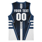 Personalized Geelong Cats Basketball Jersey Modern Geometric Sports Graphic Style