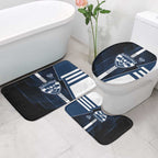 Geelong Cats Bathroom Set Modern Geometric Sports Graphic Style