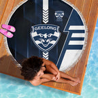 Geelong Cats Beach Blanket Modern Geometric Sports Graphic Style