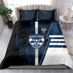 Geelong Cats Bedding Set Modern Geometric Sports Graphic Style