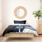 Geelong Cats Bedding Set Modern Geometric Sports Graphic Style