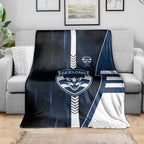Geelong Cats Blanket Modern Geometric Sports Graphic Style