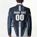 Personalized Geelong Cats Blazer Modern Geometric Sports Graphic Style
