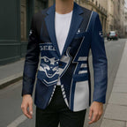 Personalized Geelong Cats Blazer Modern Geometric Sports Graphic Style