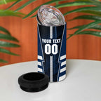 Personalized Geelong Cats 4 in 1 Can Cooler Tumbler Modern Geometric Sports Graphic Style