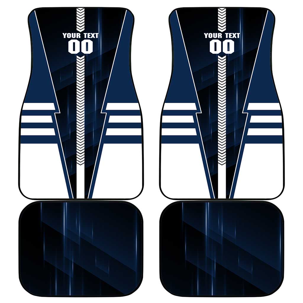 Personalized Geelong Cats Car Mats Modern Geometric Sports Graphic Style