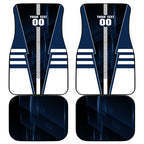 Personalized Geelong Cats Car Mats Modern Geometric Sports Graphic Style