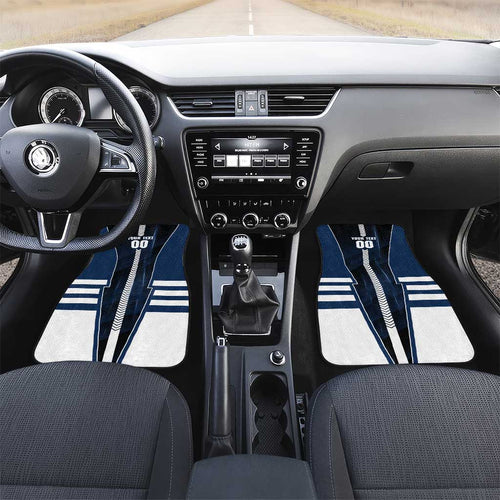 Personalized Geelong Cats Car Mats Modern Geometric Sports Graphic Style