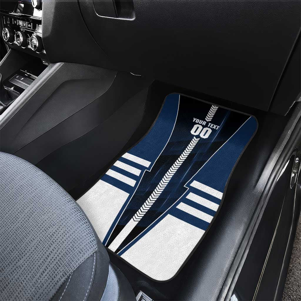 Personalized Geelong Cats Car Mats Modern Geometric Sports Graphic Style