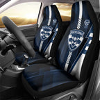 Geelong Cats Car Seat Cover Modern Geometric Sports Graphic Style
