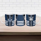 Personalized Geelong Cats Ceramic Mug Modern Geometric Sports Graphic Style