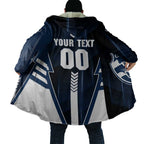 Personalized Geelong Cats Cloak Modern Geometric Sports Graphic Style