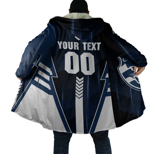 Personalized Geelong Cats Cloak Modern Geometric Sports Graphic Style