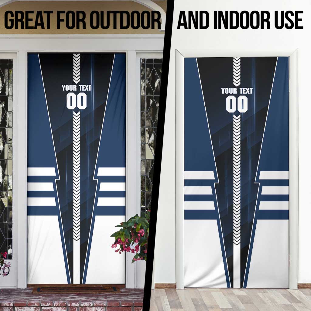 Personalized Geelong Cats Door Cover Modern Geometric Sports Graphic Style