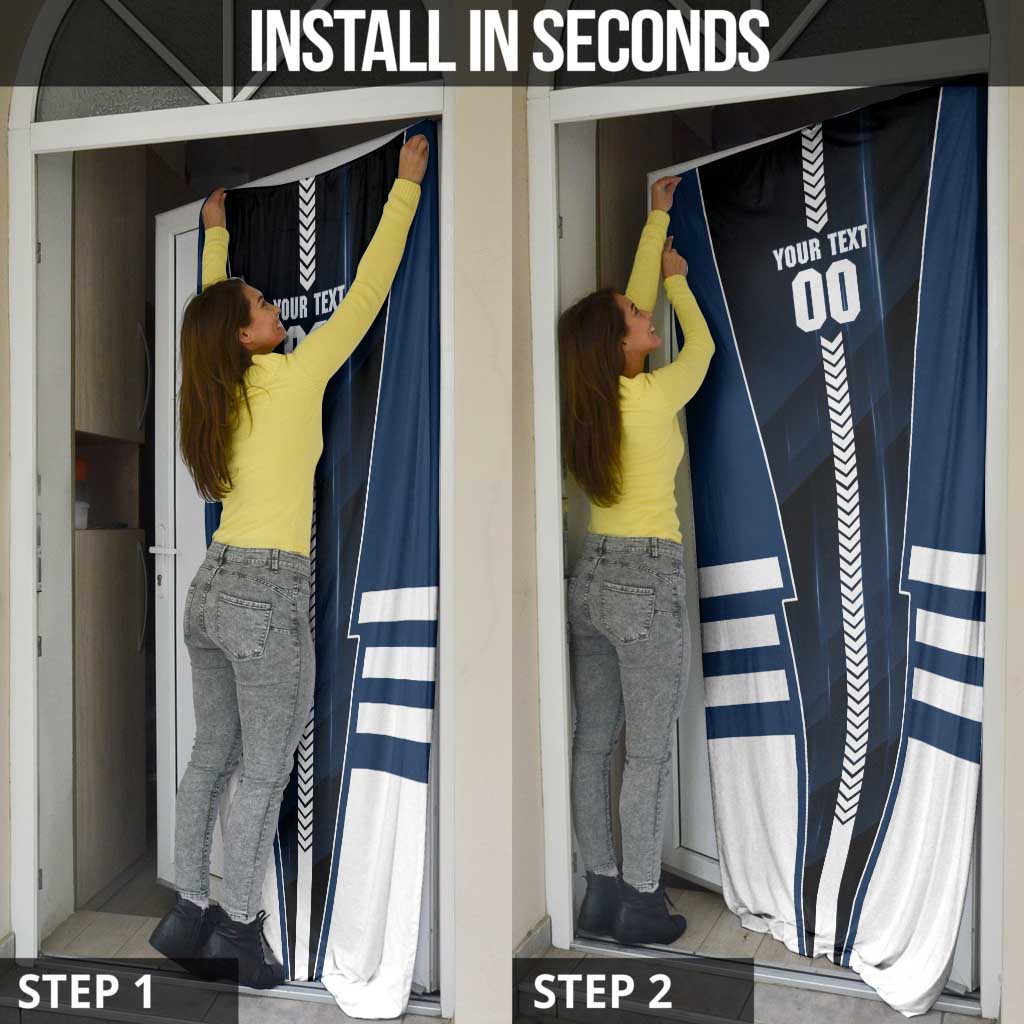 Personalized Geelong Cats Door Cover Modern Geometric Sports Graphic Style