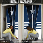 Personalized Geelong Cats Door Cover Modern Geometric Sports Graphic Style