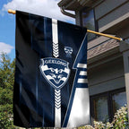 Geelong Cats Garden Flag Modern Geometric Sports Graphic Style
