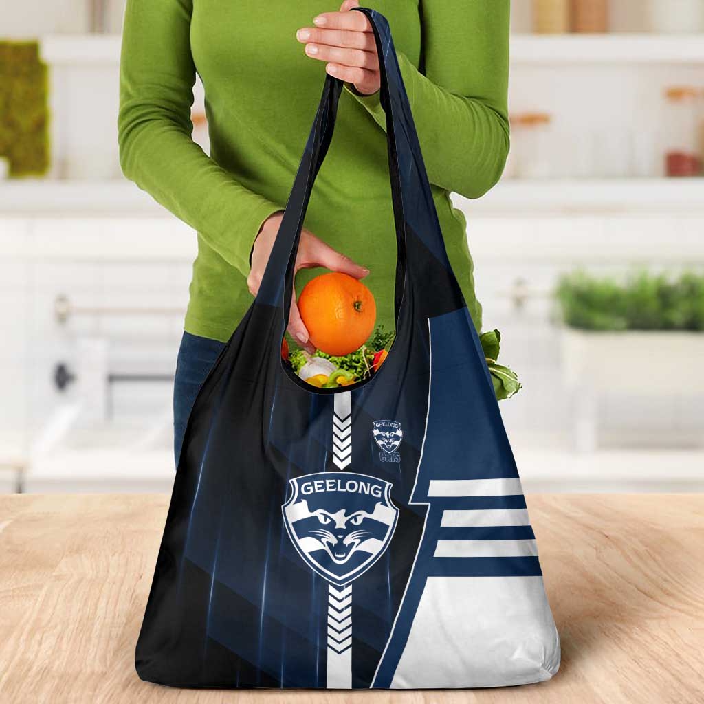 Geelong Cats Grocery Bag Modern Geometric Sports Graphic Style