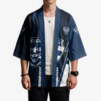 Personalized Geelong Cats Kimono Modern Geometric Sports Graphic Style