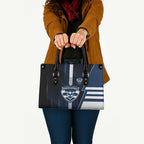 Geelong Cats Leather Bag Modern Geometric Sports Graphic Style