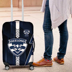 Geelong Cats Luggage Cover Modern Geometric Sports Graphic Style