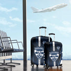 Geelong Cats Luggage Cover Modern Geometric Sports Graphic Style