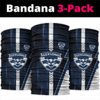 Geelong Cats Neck Gaiter Modern Geometric Sports Graphic Style