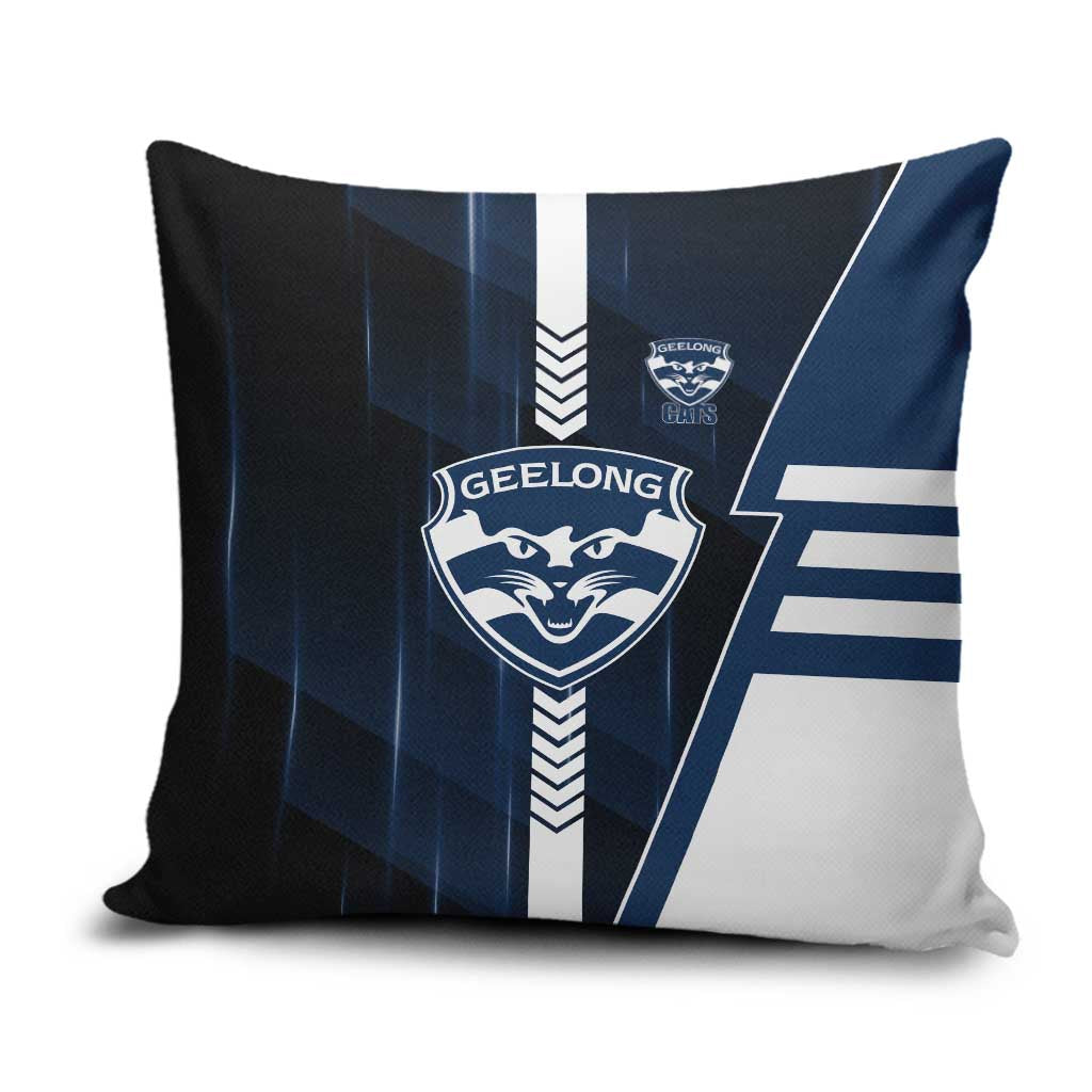 Geelong Cats Pillow Cover Modern Geometric Sports Graphic Style