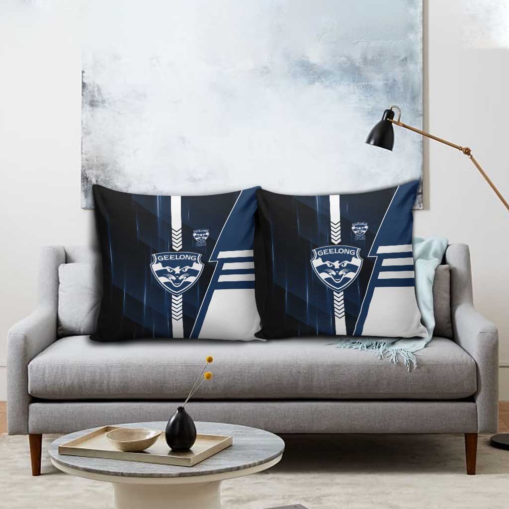 Geelong Cats Pillow Cover Modern Geometric Sports Graphic Style