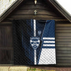 Geelong Cats Quilt Modern Geometric Sports Graphic Style