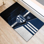 Geelong Cats Rubber Doormat Modern Geometric Sports Graphic Style
