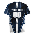 Personalized Geelong Cats Rugby Jersey Modern Geometric Sports Graphic Style