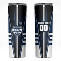 Personalized Geelong Cats Skinny Tumbler Modern Geometric Sports Graphic Style