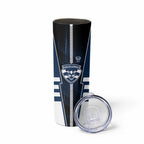 Personalized Geelong Cats Skinny Tumbler Modern Geometric Sports Graphic Style