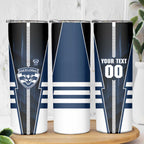 Personalized Geelong Cats Skinny Tumbler Modern Geometric Sports Graphic Style
