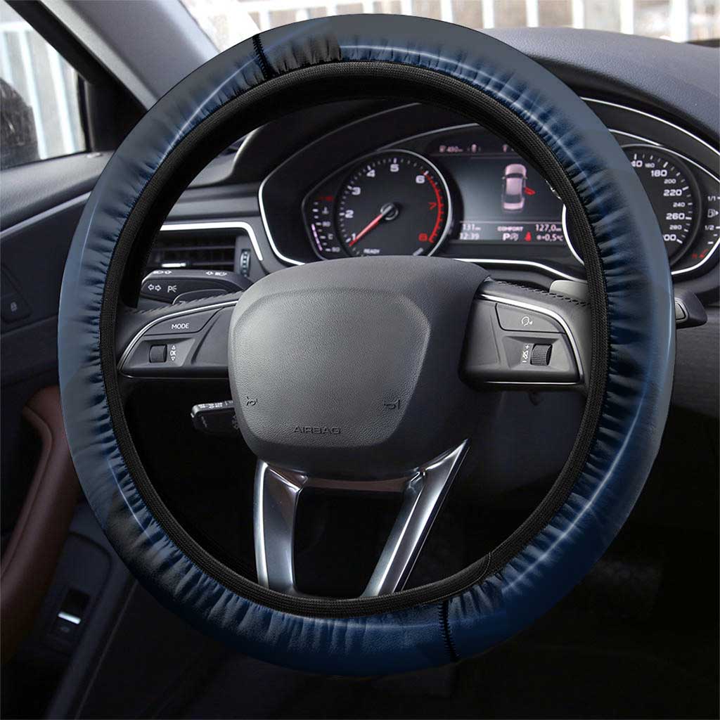 Geelong Cats Steering Wheel Cover Modern Geometric Sports Graphic Style