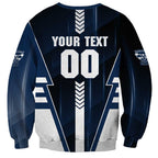 Personalized Geelong Cats Sweatshirt Modern Geometric Sports Graphic Style