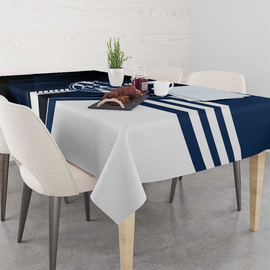 Geelong Cats Tablecloth Modern Geometric Sports Graphic Style