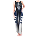 Personalized Geelong Cats Tank Maxi Dress Modern Geometric Sports Graphic Style