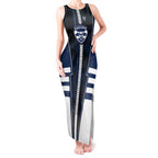 Personalized Geelong Cats Tank Maxi Dress Modern Geometric Sports Graphic Style