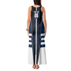 Personalized Geelong Cats Tank Maxi Dress Modern Geometric Sports Graphic Style