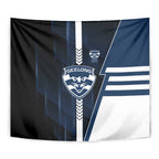 Geelong Cats Tapestry Modern Geometric Sports Graphic Style