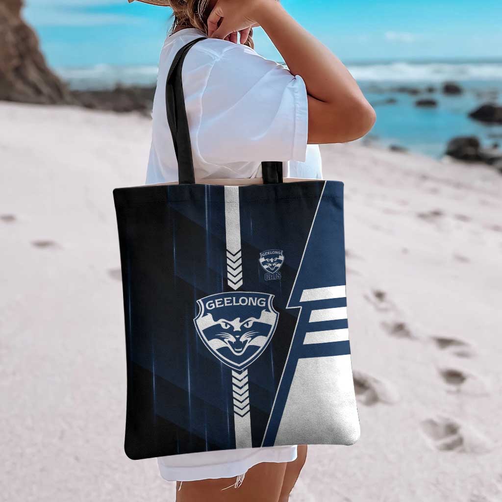 Geelong Cats Tote Bag Modern Geometric Sports Graphic Style