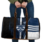 Geelong Cats Travel Bag Modern Geometric Sports Graphic Style