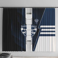 Geelong Cats Window Curtain Modern Geometric Sports Graphic Style